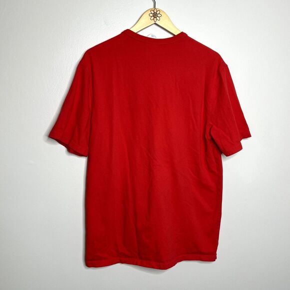 Champion Red Short Sleeve Logo Tee Shirt - Picture 2 of 4